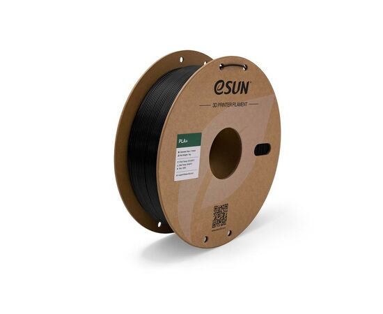 Пластик для 3D-принтера eSUN PLA+, 1.75мм, 1кг, black (25649)