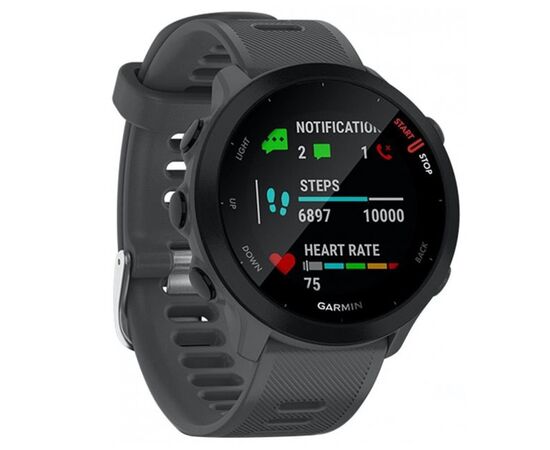 Смарт-часы Garmin Forerunner 55, Monterra Grey (010-02562-13), изображение 3 Смарт-часы Garmin Forerunner 55, Monterra Grey (010-02562-13), изображение 3