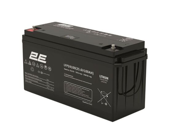 Батарея LiFePo4 2E LiFePO4 24V-100Ah 8S (2E-LFP24100-LCD)