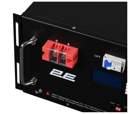Батарея LiFePo4 2E LiFePO4 48V-200Ah, 19" LCD 16S (2E-LFP48200-LCD), изображение 3 Батарея LiFePo4 2E LiFePO4 48V-200Ah, 19" LCD 16S (2E-LFP48200-LCD), изображение 3