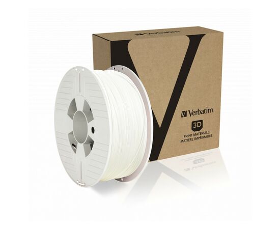 Пластик для 3D-принтера Verbatim ABS 1.75мм white 1kg (55027), изображение 2 Пластик для 3D-принтера Verbatim ABS 1.75мм white 1kg (55027), изображение 2