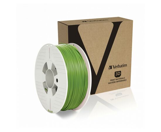 Пластик для 3D-принтера Verbatim ABS 1.75мм green 1kg (55031), изображение 2 Пластик для 3D-принтера Verbatim ABS 1.75мм green 1kg (55031), изображение 2