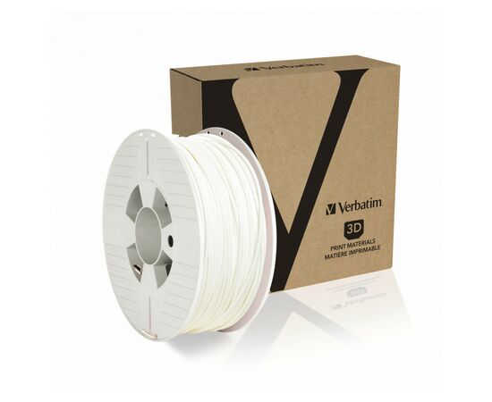Пластик для 3D-принтера Verbatim ABS 2.85мм white 1kg (55034), изображение 2 Пластик для 3D-принтера Verbatim ABS 2.85мм white 1kg (55034), изображение 2