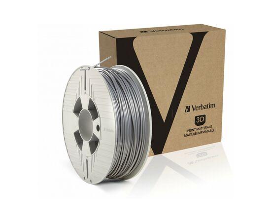 Пластик для 3D-принтера Verbatim ABS 2.85мм Aluminium Grey 1kg (55036), изображение 3 Пластик для 3D-принтера Verbatim ABS 2.85мм Aluminium Grey 1kg (55036), изображение 3
