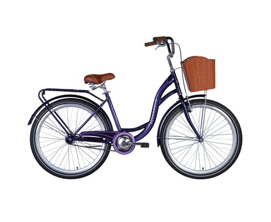 Велосипед Dorozhnik Aquamarine 26" 17" ST 2024 Темно-фіолетовий (OPS-D-26-230)