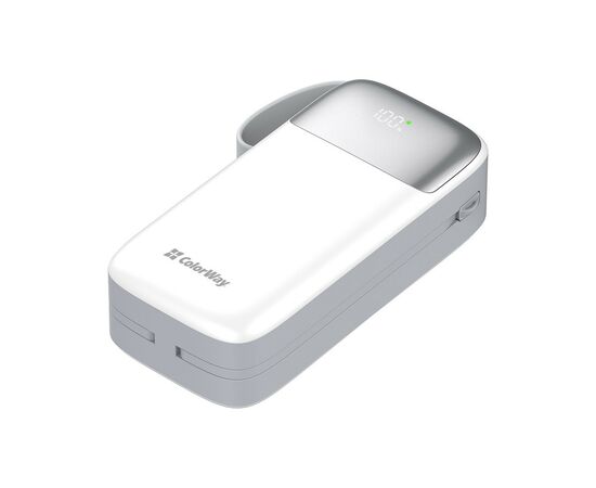 Батарея универсальная ColorWay 30 000 mAh Powerful (USB QC3.0 + USB-C Power Delivery 22.5W) (CW-PB300LPA4WT-PDD), изображение 8 Батарея универсальная ColorWay 30 000 mAh Powerful (USB QC3.0 + USB-C Power Delivery 22.5W) (CW-PB300LPA4WT-PDD), изображение 8