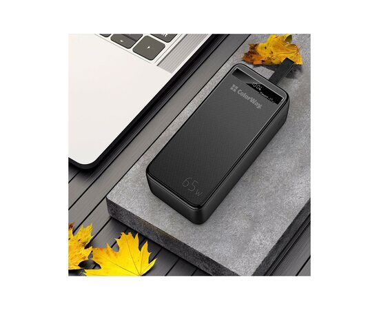 Батарея универсальная ColorWay 40 000 mAh Powerful (USB QC3.0 + USB-C Power Delivery 65W) (CW-PB400LPA4BK-PDD), изображение 8 Батарея универсальная ColorWay 40 000 mAh Powerful (USB QC3.0 + USB-C Power Delivery 65W) (CW-PB400LPA4BK-PDD), изображение 8