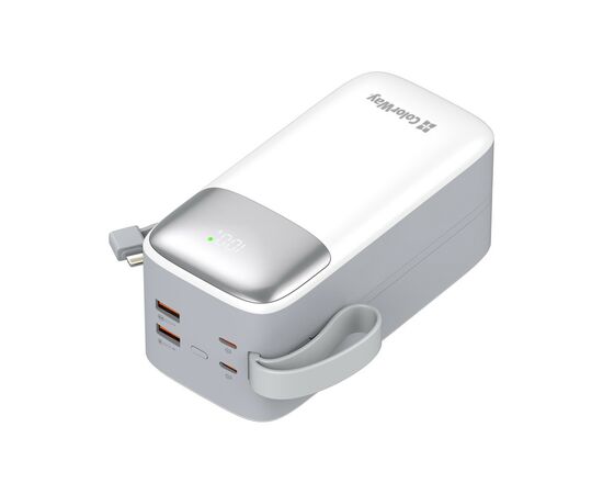 Батарея универсальная ColorWay 50 000 mAh Powerful (USB QC3.0 + USB-C Power Delivery 22.5W) (CW-PB500LPA4WT-PDD), изображение 7 Батарея универсальная ColorWay 50 000 mAh Powerful (USB QC3.0 + USB-C Power Delivery 22.5W) (CW-PB500LPA4WT-PDD), изображение 7