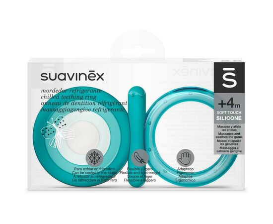 Прорезыватель Suavinex силиконовый с охлаждающим/голубым (401438), изображение 2