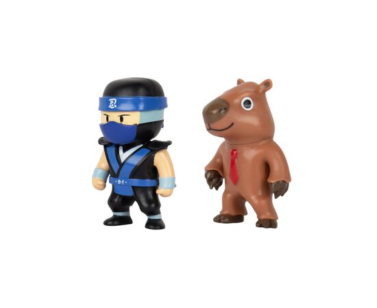 Фигурка Stumble Guys набор коллекционных - Ниндзя Кай и Капибара (SG2015-9), изображение 2 Фигурка Stumble Guys набор коллекционных - Ниндзя Кай и Капибара (SG2015-9), изображение 2