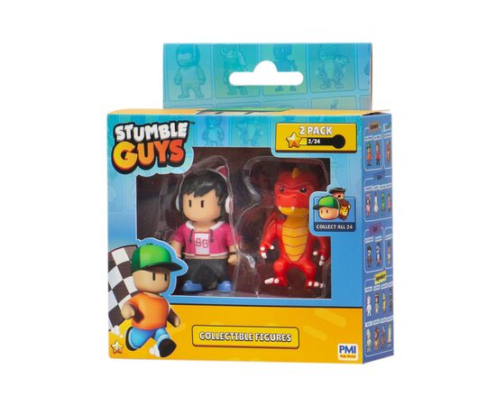 Фигурка Stumble Guys набор коллекционных - Оператор Джина и Дракон Инферно (SG2015-7)