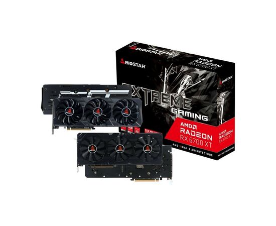 Видеокарта Radeon RX 6700 XT 12Gb Biostar (VA67T6TML9), изображение 4 Видеокарта Radeon RX 6700 XT 12Gb Biostar (VA67T6TML9), изображение 4