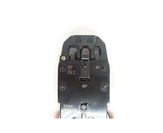Инструмент Kingda RJ-45/RJ-12 с трещеткой (KD-T2008R), изображение 2 Инструмент Kingda RJ-45/RJ-12 с трещеткой (KD-T2008R), изображение 2