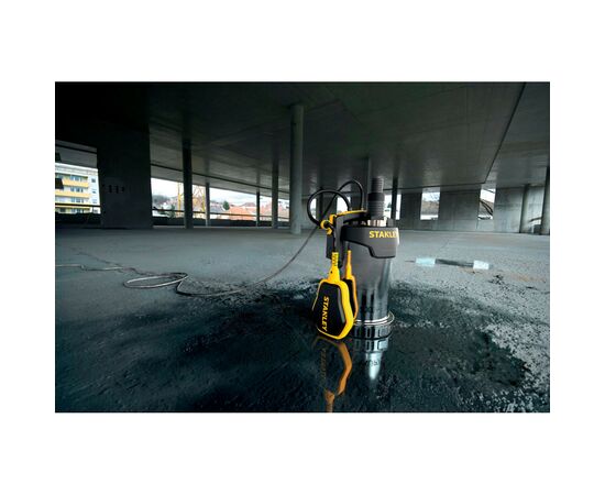 Дренажный насос Stanley 0.75 кВт, для чистой воды, 11000 л/ч, н (SXUP750XCE), изображение 3 Дренажный насос Stanley 0.75 кВт, для чистой воды, 11000 л/ч, н (SXUP750XCE), изображение 3