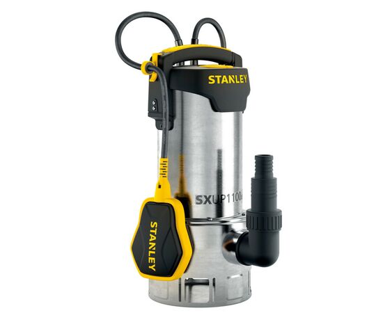 Дренажний насос Stanley 1.1 кВт, для чистої та брудної води, 1650 л/ч (SXUP1100XDE)