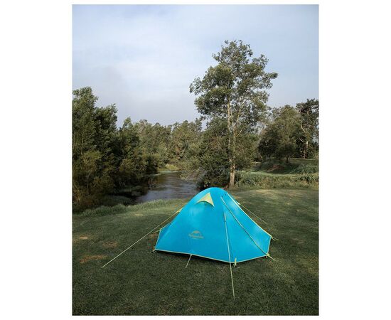 Палатка Naturehike чотиримісний P-Series NH18Z044-P 210T/65D блакитний (6975641888055), изображение 5