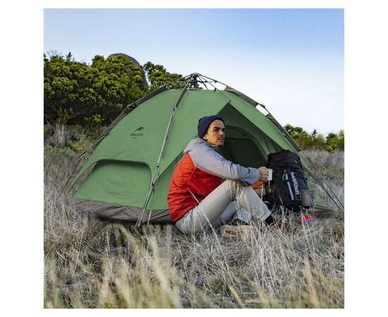 Палатка Naturehike чотиримісний автоматичний NH21ZP008 темно-зелений (6976023920660), изображение 8 Палатка Naturehike чотиримісний автоматичний NH21ZP008 темно-зелений (6976023920660), изображение 8