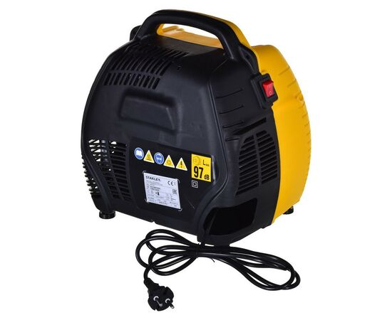 Компрессор Stanley AIR KIT, 180 л/мин, 1.1 кВт, 6,1 кг (AIRKIT), изображение 6 Компрессор Stanley AIR KIT, 180 л/мин, 1.1 кВт, 6,1 кг (AIRKIT), изображение 6