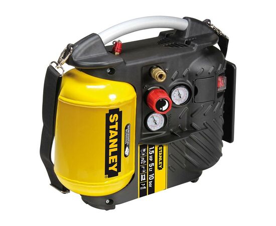 Компрессор Stanley DN 200/10/5, 180 л/мин, 1.1 кВт, 9,7 кг (DN200/10/5), изображение 2 Компрессор Stanley DN 200/10/5, 180 л/мин, 1.1 кВт, 9,7 кг (DN200/10/5), изображение 2