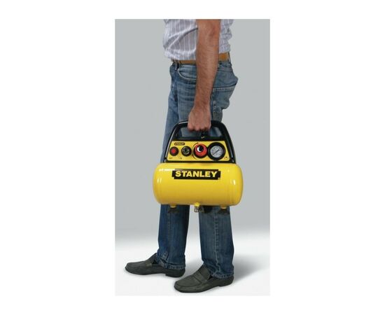 Компрессор Stanley DN 200/8/6, 180 л/мин, 1.1 кВт, 10,0 кг (DN200/8/6), изображение 2 Компрессор Stanley DN 200/8/6, 180 л/мин, 1.1 кВт, 10,0 кг (DN200/8/6), изображение 2