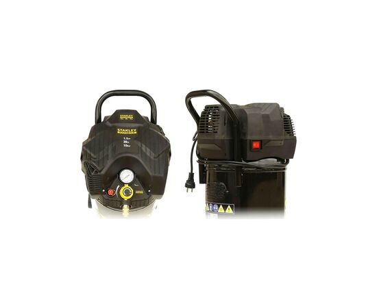 Компрессор Stanley FATMAX FMXCM0001E, 180 л/мин, 1.1 кВт, 20,9 кг (FMXCM0001E), изображение 6 Компрессор Stanley FATMAX FMXCM0001E, 180 л/мин, 1.1 кВт, 20,9 кг (FMXCM0001E), изображение 6