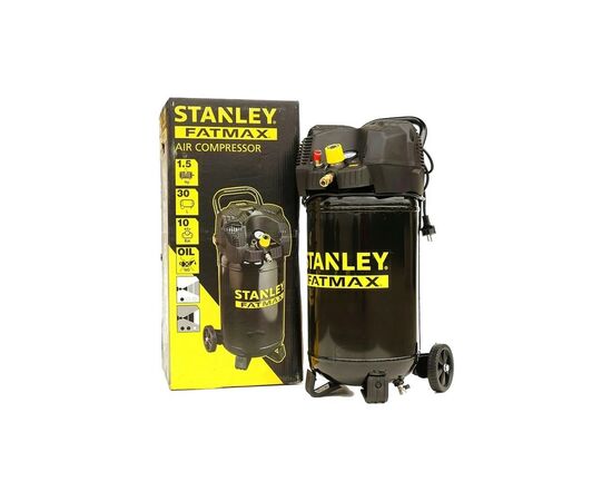 Компрессор Stanley FATMAX FMXCM0001E, 180 л/мин, 1.1 кВт, 20,9 кг (FMXCM0001E), изображение 8 Компрессор Stanley FATMAX FMXCM0001E, 180 л/мин, 1.1 кВт, 20,9 кг (FMXCM0001E), изображение 8