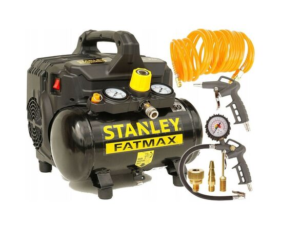 Компрессор Stanley FATMAX FMXCM0003E, 105 л/мин, 0.75 кВт, 18 кг (FMXCM0003E), изображение 4 Компрессор Stanley FATMAX FMXCM0003E, 105 л/мин, 0.75 кВт, 18 кг (FMXCM0003E), изображение 4