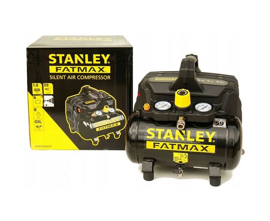 Компрессор Stanley FATMAX FMXCM0003E, 105 л/мин, 0.75 кВт, 18 кг (FMXCM0003E), изображение 9 Компрессор Stanley FATMAX FMXCM0003E, 105 л/мин, 0.75 кВт, 18 кг (FMXCM0003E), изображение 9
