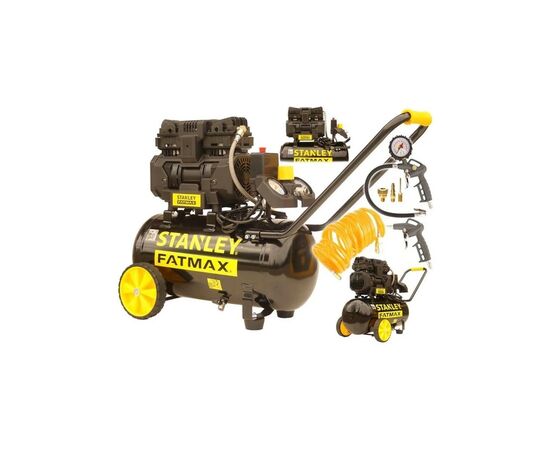 Компрессор Stanley FATMAX FMXCMS1550HE, 160 л/мин, 1.1 кВт, 30 кг (FMXCMS1550HE), изображение 6 Компрессор Stanley FATMAX FMXCMS1550HE, 160 л/мин, 1.1 кВт, 30 кг (FMXCMS1550HE), изображение 6