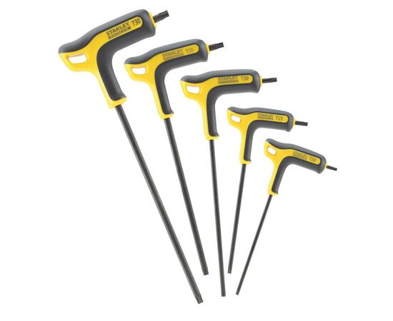 Ключ Stanley FATMAX торцевий TORX, з гумовою ручкою, 5 шт: (FMHT0-69048)