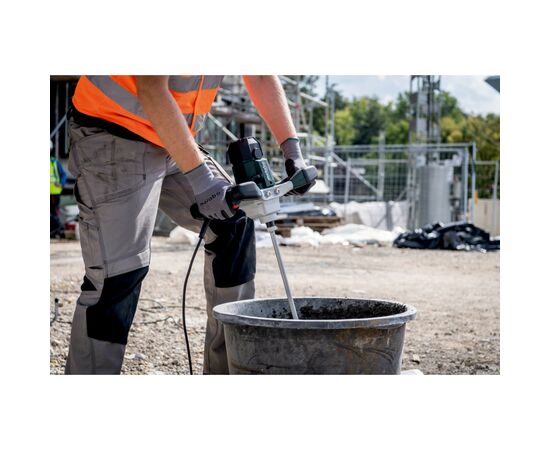 Миксер строительный Metabo RWE 1200, 1200Вт, 0-900об/мин, М14 (614048000), изображение 3 Миксер строительный Metabo RWE 1200, 1200Вт, 0-900об/мин, М14 (614048000), изображение 3