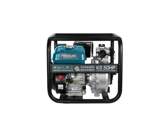 Мотопомпа Konner&Sohnen KS 50HP, высоконапорная, 7.0л.с, 500л/мин, 29кг (KS50HP), изображение 2 Мотопомпа Konner&Sohnen KS 50HP, высоконапорная, 7.0л.с, 500л/мин, 29кг (KS50HP), изображение 2