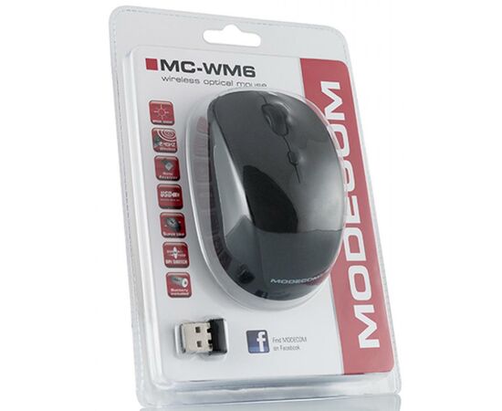 Мышка Modecom MC-WM6 BLACK (M-MC-0WM6-100), изображение 5 Мышка Modecom MC-WM6 BLACK (M-MC-0WM6-100), изображение 5