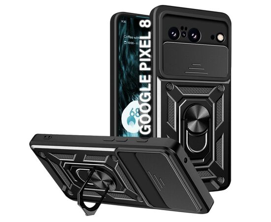 Чохол до мобільного телефона BeCover Military Google Pixel 8 Black (710663)