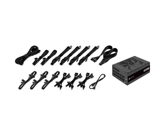 Блок питания Corsair 1200W HX1200i PCIE5 (CP-9020281-EU), изображение 10 Блок питания Corsair 1200W HX1200i PCIE5 (CP-9020281-EU), изображение 10