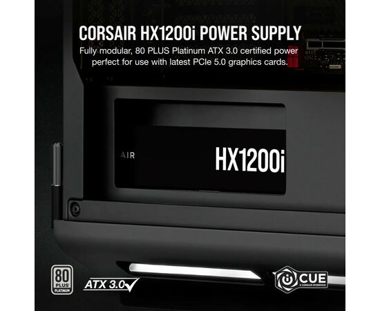 Блок питания Corsair 1200W HX1200i PCIE5 (CP-9020281-EU), изображение 11 Блок питания Corsair 1200W HX1200i PCIE5 (CP-9020281-EU), изображение 11