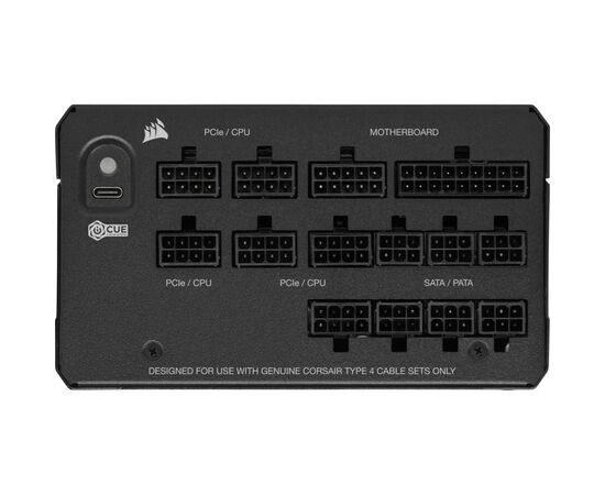 Блок питания Corsair 1200W HX1200i PCIE5 (CP-9020281-EU), изображение 3 Блок питания Corsair 1200W HX1200i PCIE5 (CP-9020281-EU), изображение 3