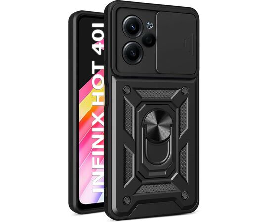 Чохол до мобільного телефона BeCover Military Infinix Hot 40i (X6528B) Black (710673)