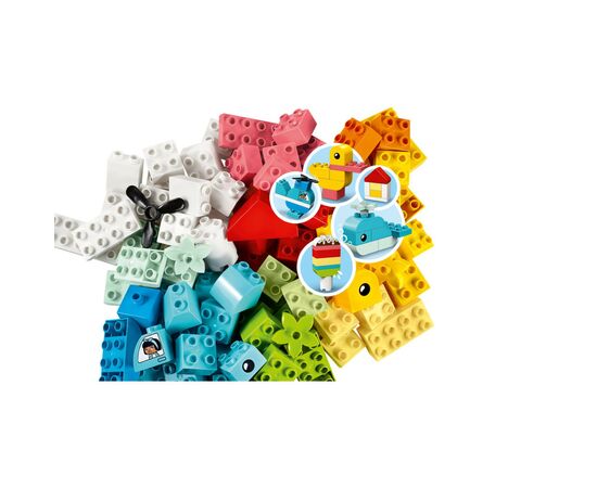 Конструктор LEGO DUPLO Коробка-серце (10909), зображення 4 Конструктор LEGO DUPLO Коробка-серце (10909), зображення 4