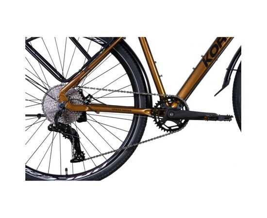 Велосипед Dorozhnik Korund AM DD 28" 20" AL 2024 Коричневий (OPS-D-28-416), изображение 2 Велосипед Dorozhnik Korund AM DD 28" 20" AL 2024 Коричневий (OPS-D-28-416), изображение 2