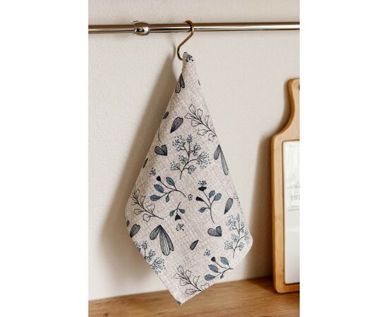Полотенце Прованс вафельное Голубые веточки 34х50 см (034591), изображение 2 Полотенце Прованс вафельное Голубые веточки 34х50 см (034591), изображение 2