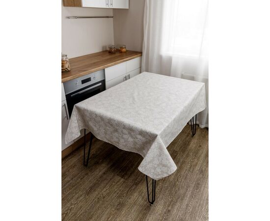 Скатерть Прованс непромокаемая Simfoni Кружево на натюрель 220х136 см (033595), изображение 2 Скатерть Прованс непромокаемая Simfoni Кружево на натюрель 220х136 см (033595), изображение 2