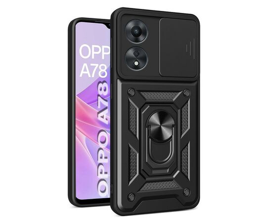 Чохол до мобільного телефона BeCover Military Oppo A78 4G Black (710711)