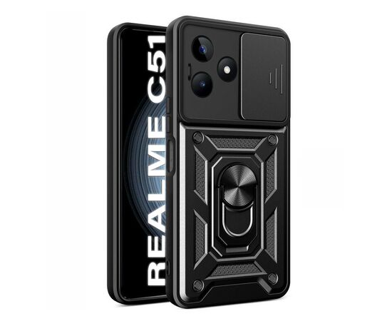 Чохол до мобільного телефона BeCover Military Realme C51 Black (710705)
