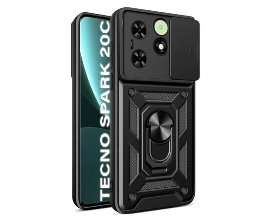 Чохол до мобільного телефона BeCover Military Tecno Spark 20C (BG7n) Black (710685)