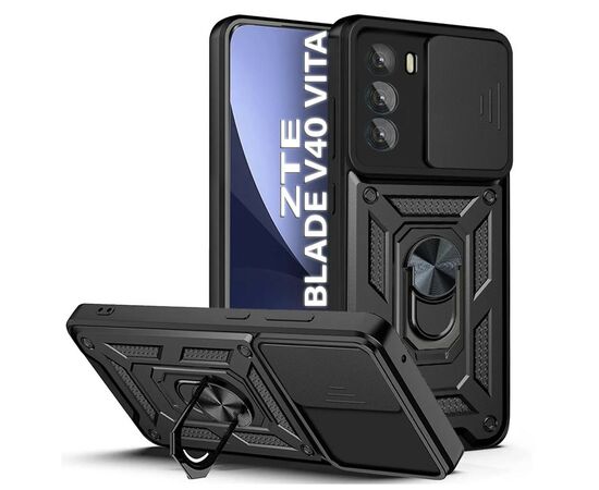Чохол до мобільного телефона BeCover Military ZTE Blade V40 Vita Black (710697)