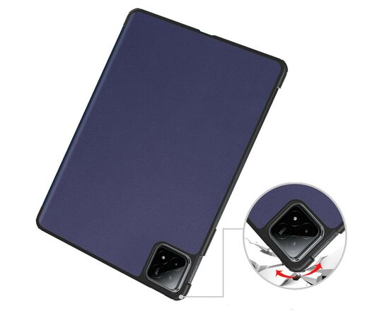 Чохол до планшета BeCover Smart Case Xiaomi Pad 6S Pro 12.4" Deep Blue (711084), зображення 5 Чохол до планшета BeCover Smart Case Xiaomi Pad 6S Pro 12.4" Deep Blue (711084), зображення 5