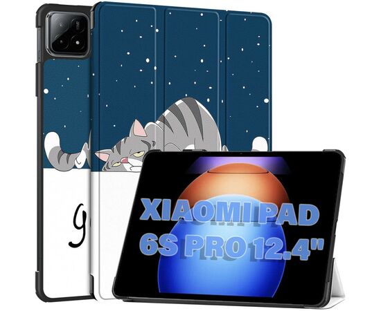 Чохол до планшета BeCover Smart Case Xiaomi Pad 6S Pro 12.4" Good Night (711088), зображення 2 Чохол до планшета BeCover Smart Case Xiaomi Pad 6S Pro 12.4" Good Night (711088), зображення 2