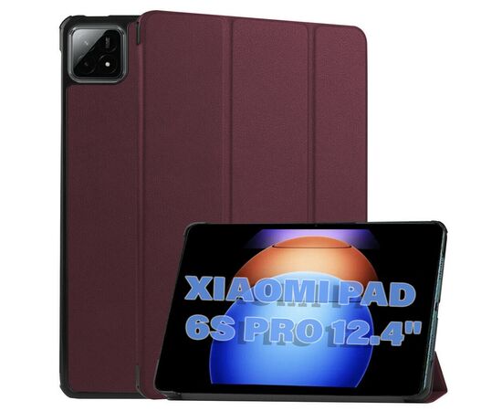 Чехол для планшета BeCover Smart Case Xiaomi Pad 6S Pro 12.4" Red Wine (711087), изображение 2 Чехол для планшета BeCover Smart Case Xiaomi Pad 6S Pro 12.4" Red Wine (711087), изображение 2