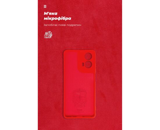 Чохол до мобільного телефона Armorstandart ICON Case Motorola G24 Camera cover Red (ARM74302), зображення 4